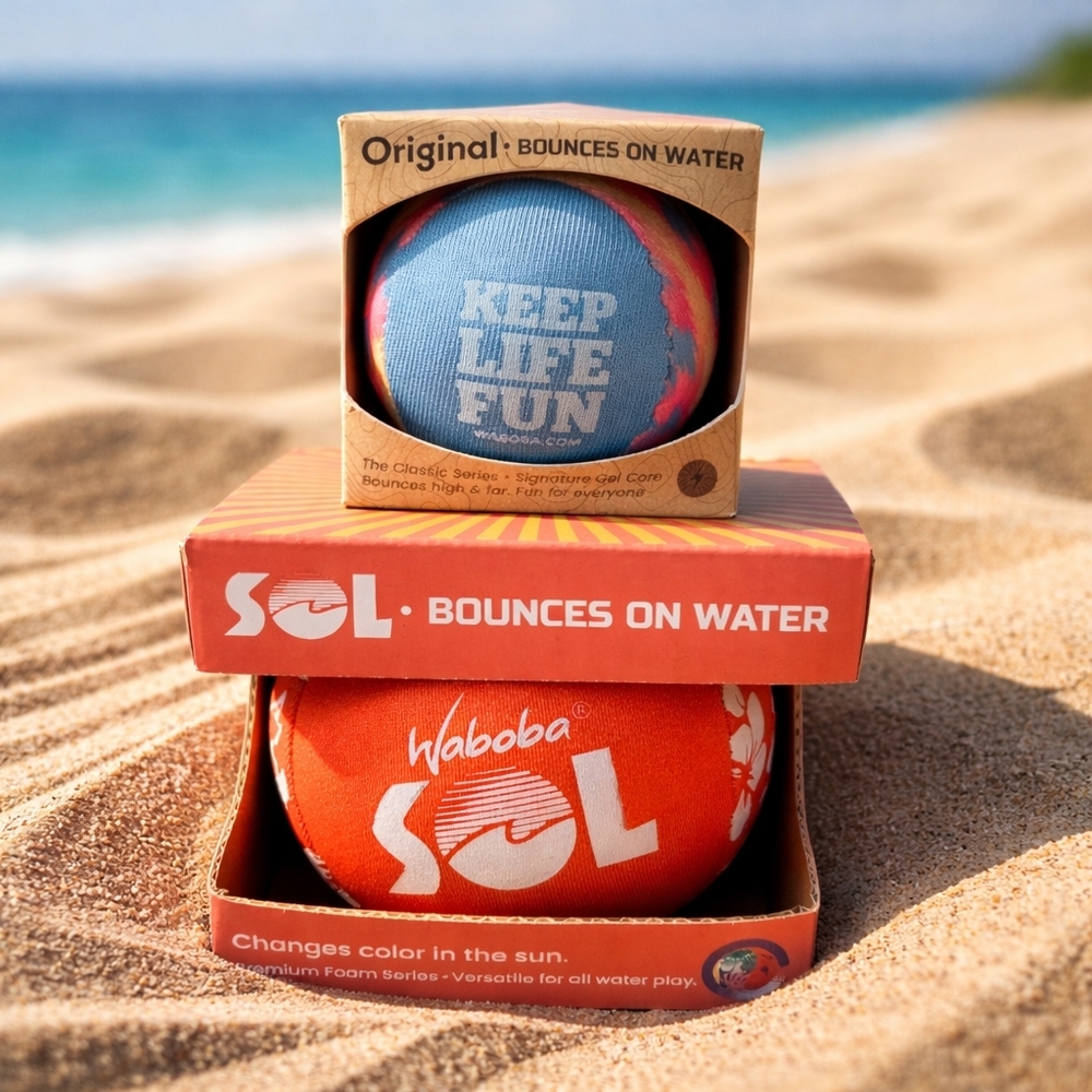 Set of SOL Kids Swim Ball - Orange - Picture 2 of 6